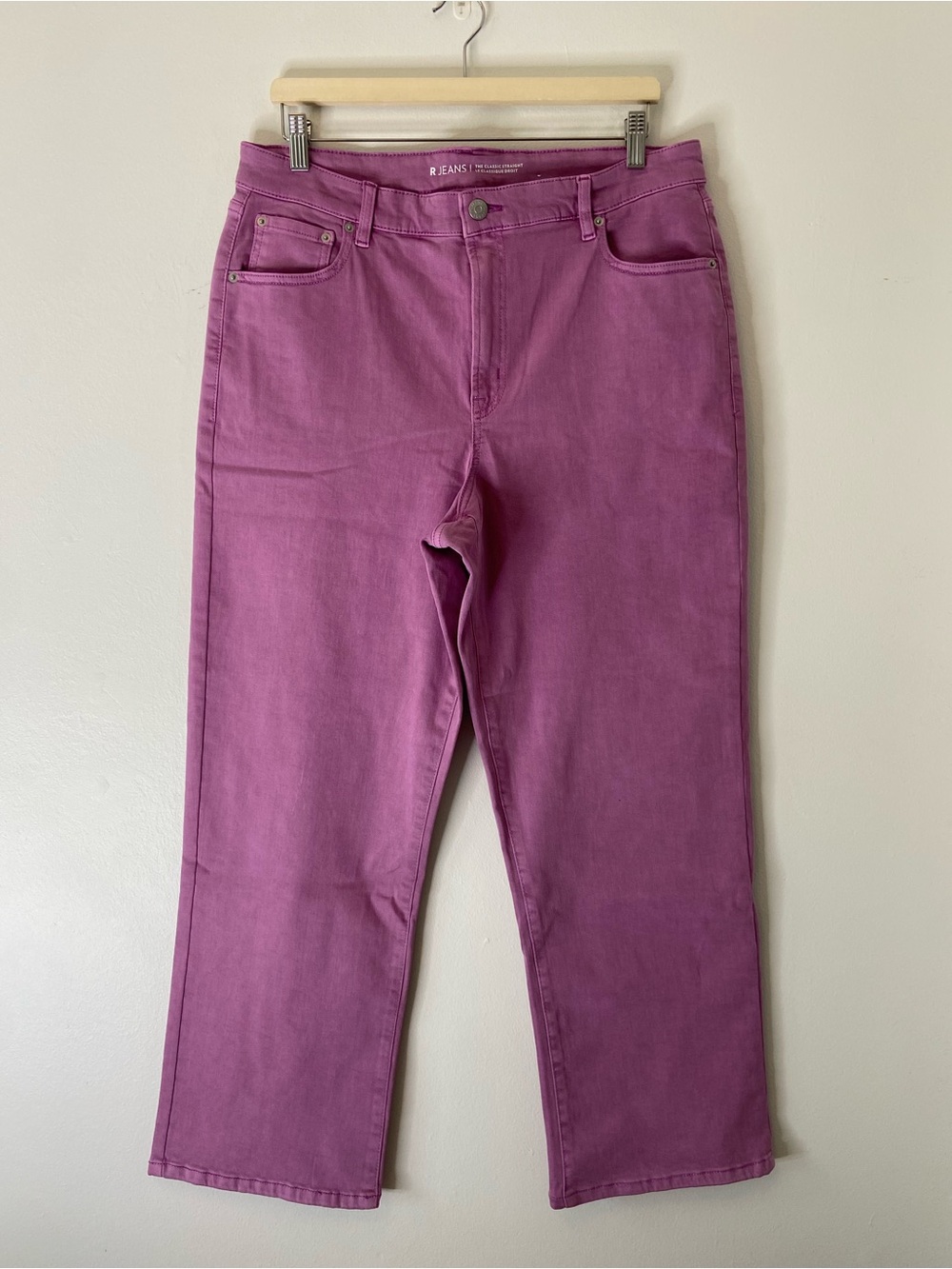 Reitmans Fuchsia Pink Straight Leg Pants